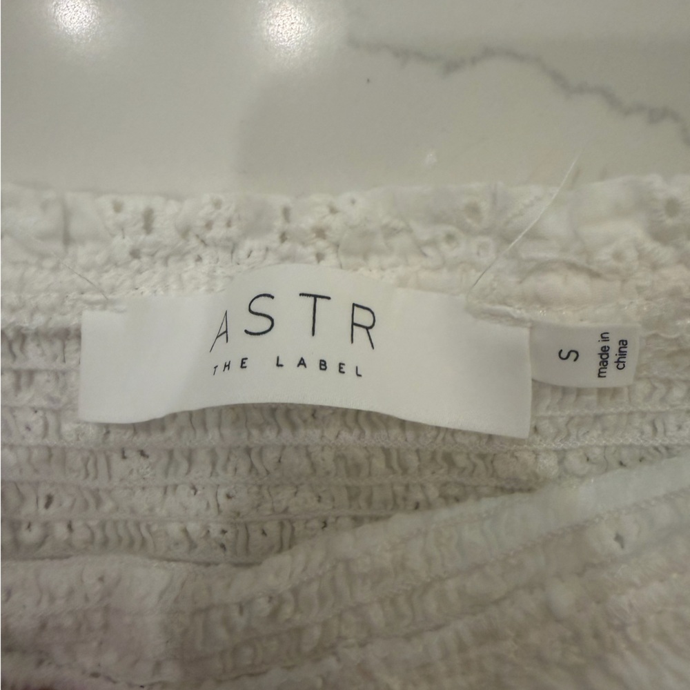 Astr the Label Hudson Smocked Eyelet Top - Picture 12 of 12